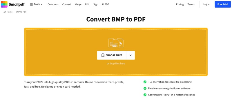 smallpdf bmp to pdf converter