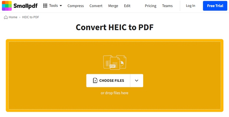 smallpdf heic to pdf converter