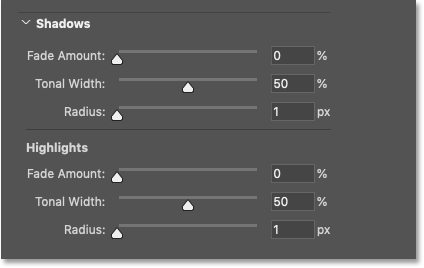 smart sharpen options