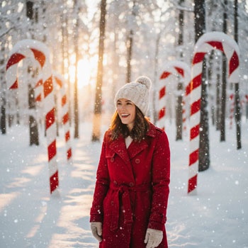 snowy candy cane ai trend 2