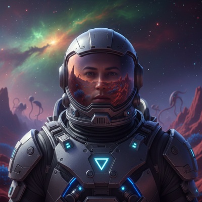 space explorer style photo by gemini ai