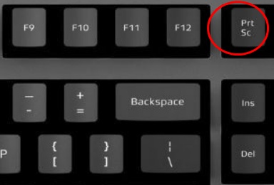 Screenshots auf Windows mit PrtSc erstellen