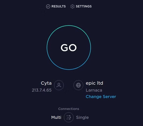 test internet speed