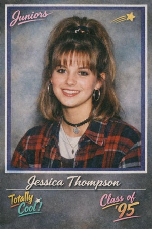 tiktok 90s yearbook trend