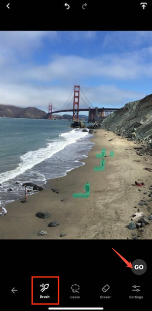 touchretouch remove glare from photo on iphone