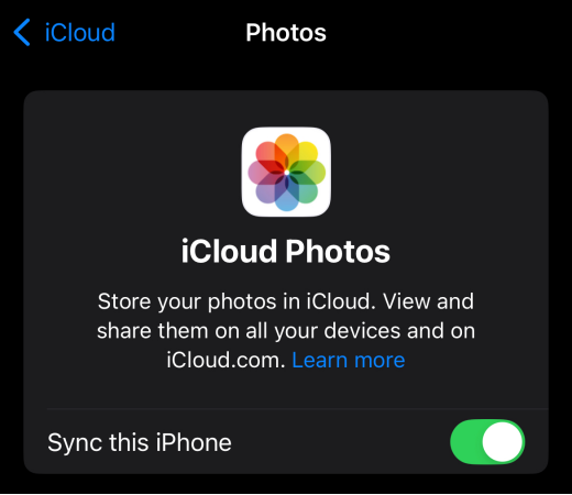 transfer photos from iphone to laptop via icloud device