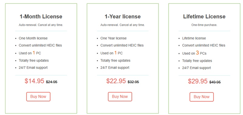 tunesbro heic converter pricing