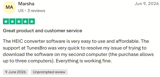 tunesbro heic converter review 1