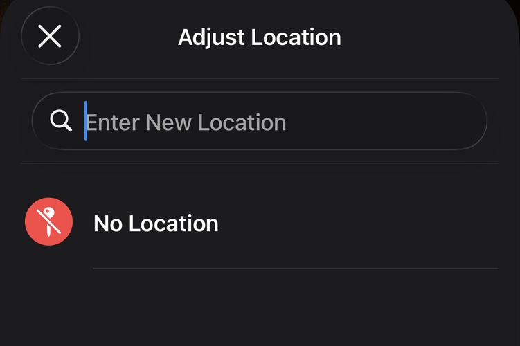 turn off photo location