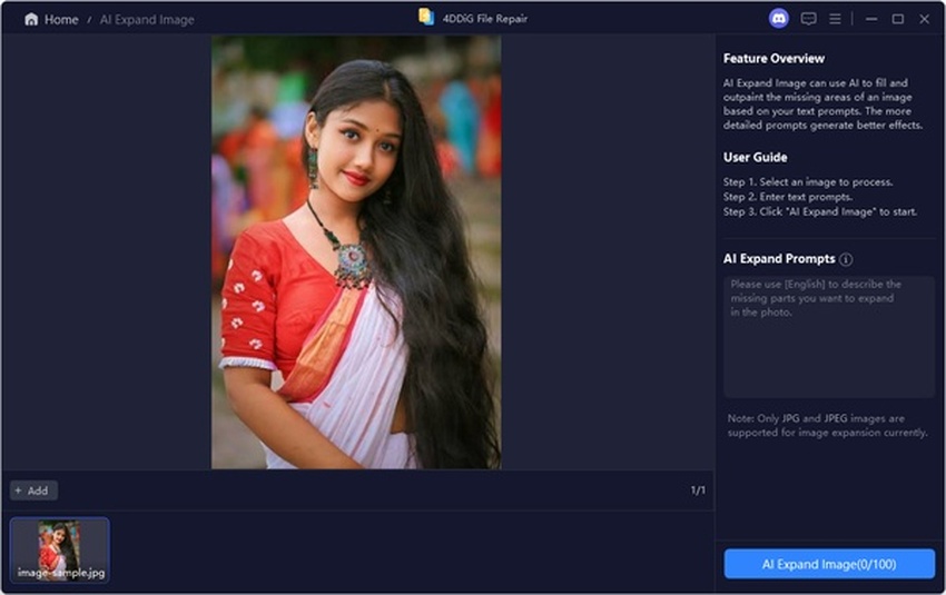 upload image and enter prompts for making holi ai photo