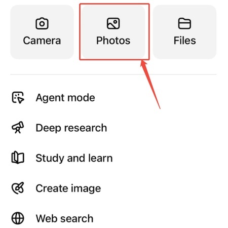 upload image to chatgpt mobile app