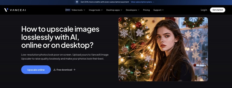vanceai image upscaler