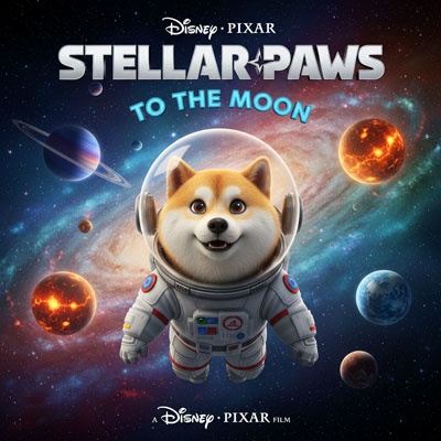 viral space astronaut pixar ai dog scene