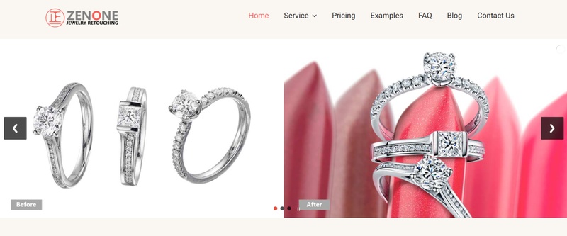 zenone jewelry retouch services