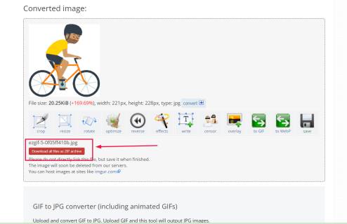 Fix corrupted GIF with the help of EZGif