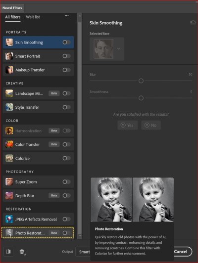 photoshop restauração de foto