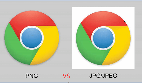 compresssion betweem png and jpeg