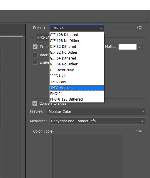 preset cr3 as jpg in photoshop