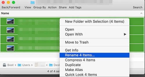 batch rename files in finder
