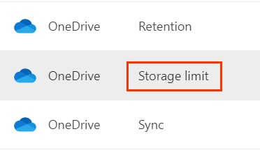 change onedrive storage plan