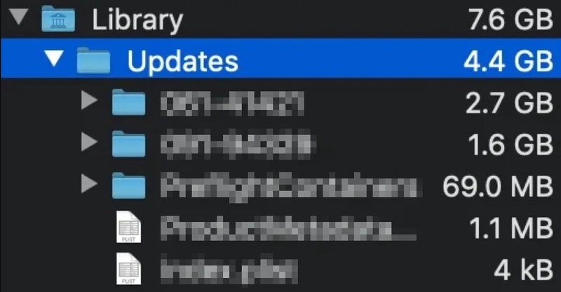 supprimer les mises à jour macOS