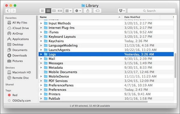 delete system data