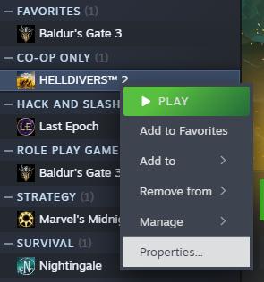helldivers 2 properties