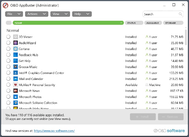 oo appbuster for windows