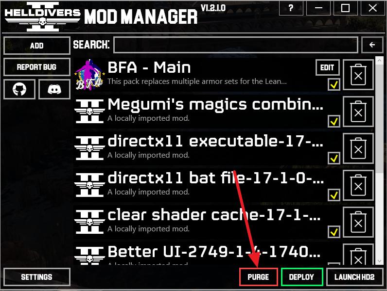 purge helldiver 2 mods