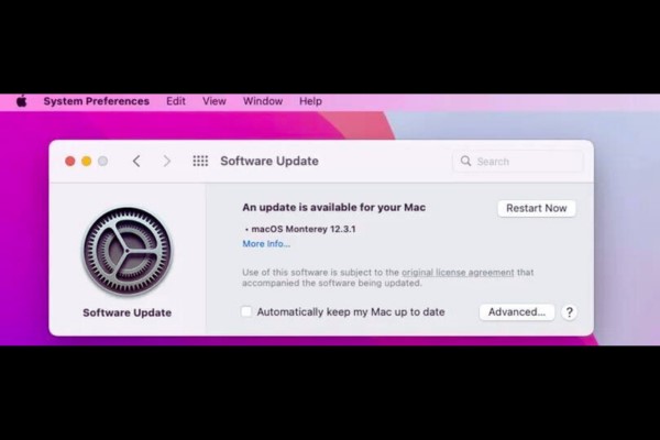 update your macos