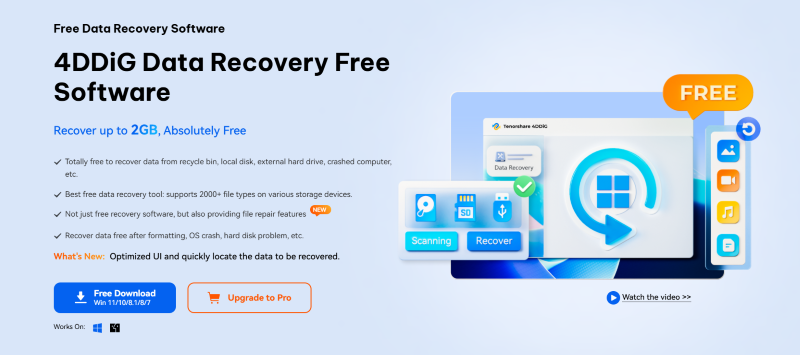 4ddig windows data recovery free download