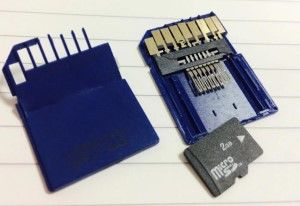 recupero della scheda micro sd fisicamente rotta