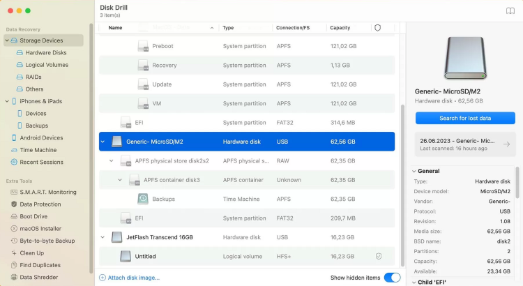 restore lost files using time machine