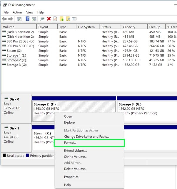formatador de cartão SD para FAT32