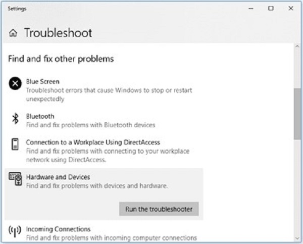 troubleshooter
