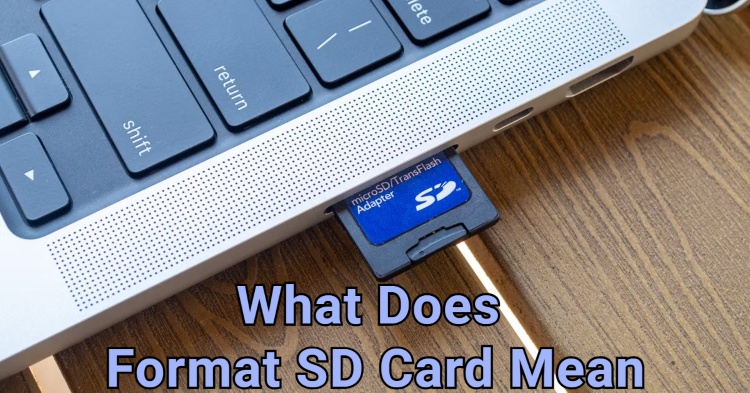 what does format sd card mean