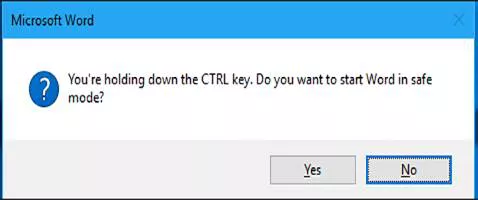 Starten Sie Word im abgesicherten Modus