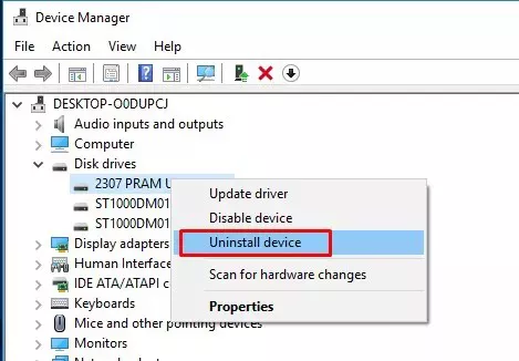 Inkompatible/fehlerhafte Treiber deinstallieren