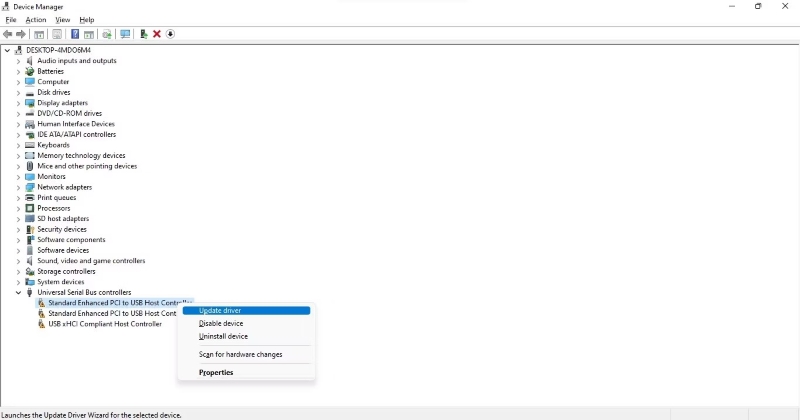 Treiber über den Geräte-Manager aktualisieren