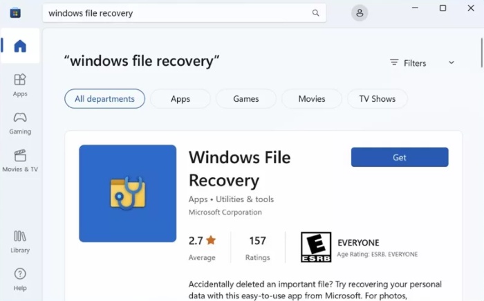download windows file recovery from microsoft