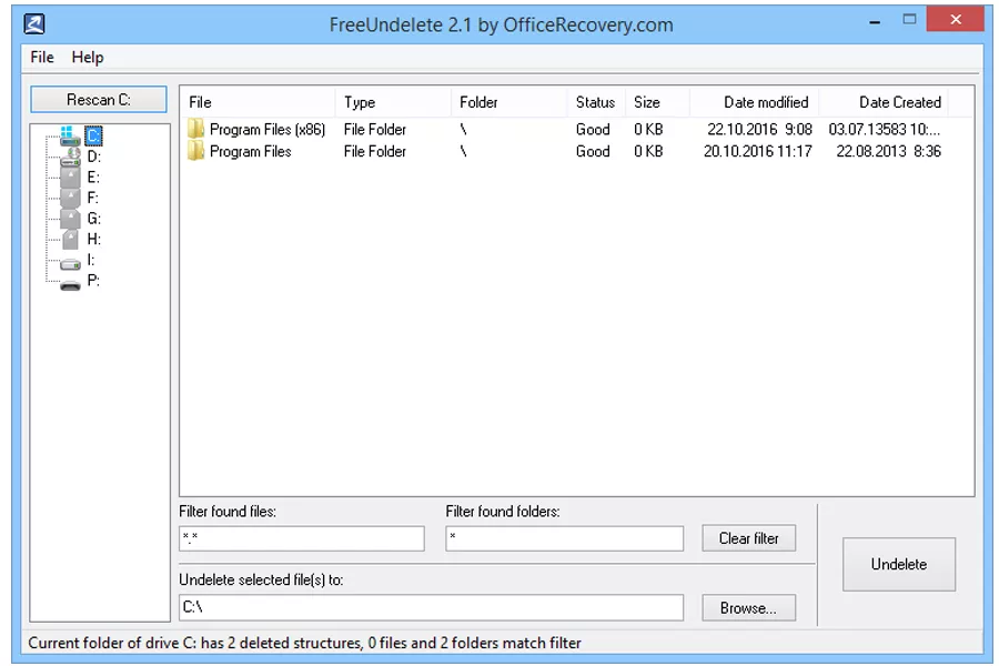 freeUndelete