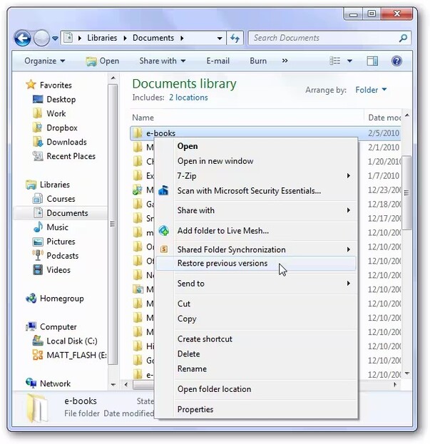 previous versions