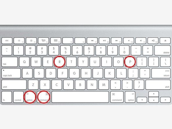 reset nvram via keys