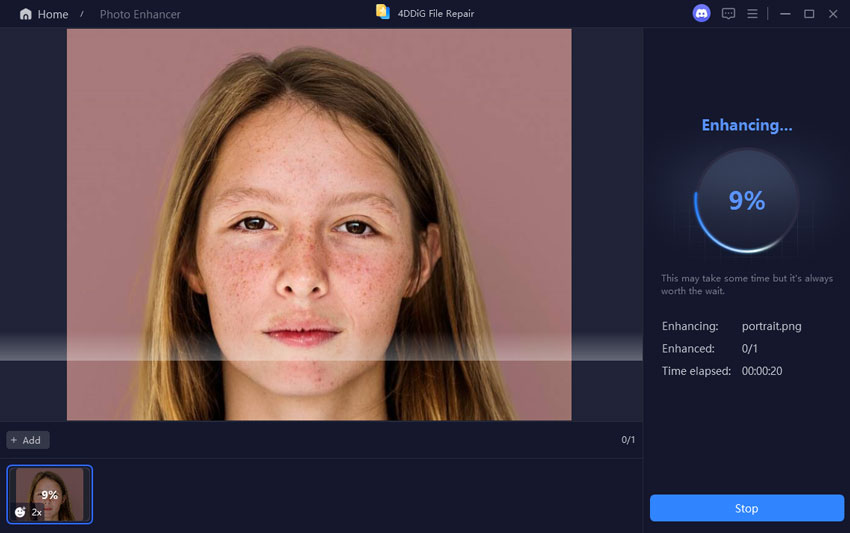 build face model to retouch photo and remove blemish