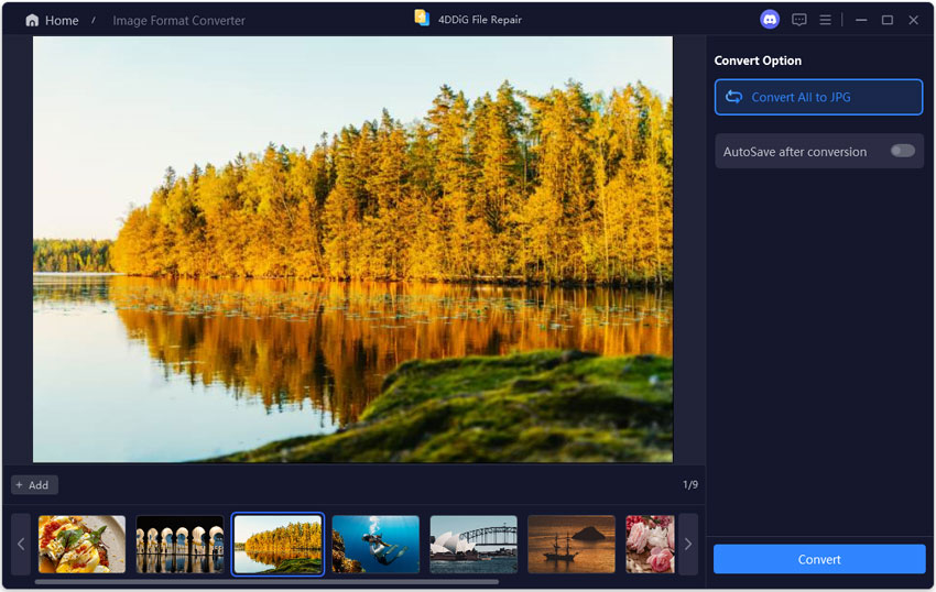 convert all added cr2 images to jpg
