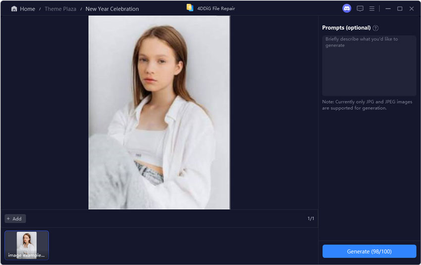 upload photo to transfer style