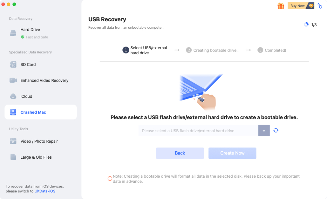 create a bootable drive