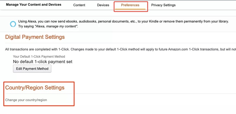 check amazon prime account region online