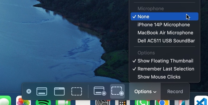 Mikrofon im QuickTime Player deaktivieren, um Probleme beim Speichern von Bildschirmaufnahmen zu vermeiden