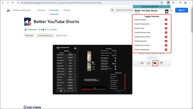 habilitar la reproducción automática de YouTube Shorts